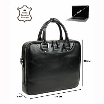 Портфель VIP COLLECTION 005-LH BLACK