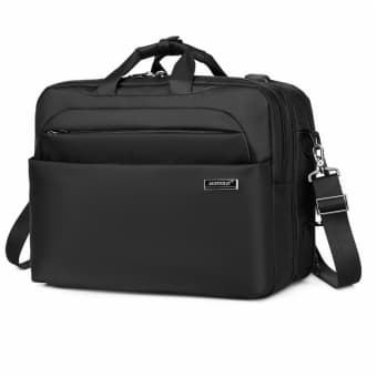 Портфель-рюкзак ARISTOCRAT 2412 BLACK 17"